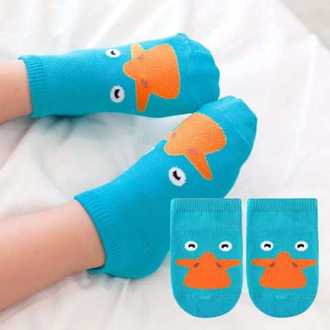 Small Infant Cotton Socks Cartoon Pattern