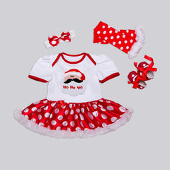 My First Christmas Baby Clothes Set Ruffle Tutu Dress