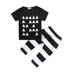 Girl & Boys Clothes Set Long Sleeve + Pants For Infant