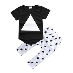 Girl & Boys Clothes Set Long Sleeve + Pants For Infant