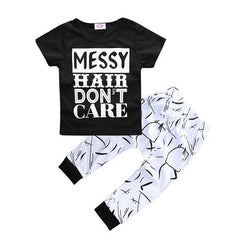 Girl & Boys Clothes Set Long Sleeve + Pants For Infant