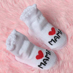 Love Mama/Papa Socks 0~3 Months Fashion