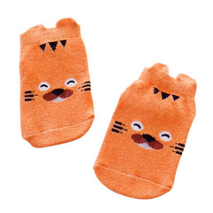 Small Infant Cotton Socks Cartoon Pattern