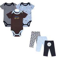 6 Pcs/lot Infant Jumpsuit Short Sleeve