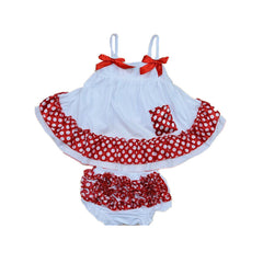 Baby Girl Summer Clothes T-shirt + Ruffles Pants