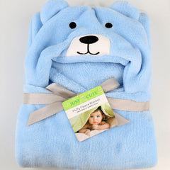 Flannels Designs Hooded Animal Baby Bathrobe