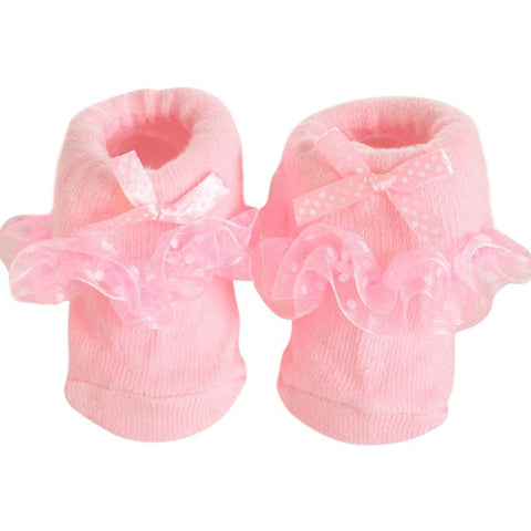 0 - 6 Month Baby Girls Princess Bowknots Socks