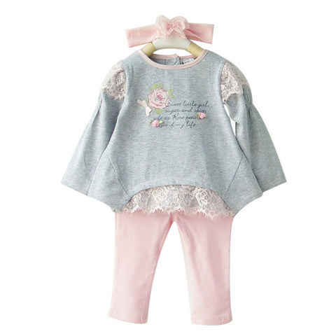 Casual Floral Lace Infant Clothes