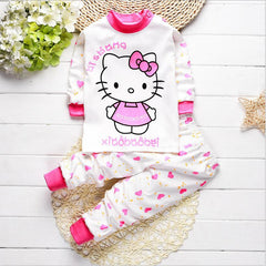 Long Sleeve Winter Underwear Sets Cotton Baby Pajamas