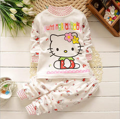 Long Sleeve Winter Underwear Sets Cotton Baby Pajamas