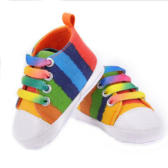 Baby Girls Boys Canvas Shoes Soft Prewalkers