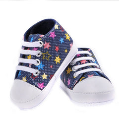 Baby Girls Boys Canvas Shoes Soft Prewalkers