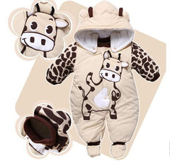 Baby Clothing Cotton-padded Overalls