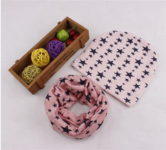 100% Cotton Baby Scarf Hats Set