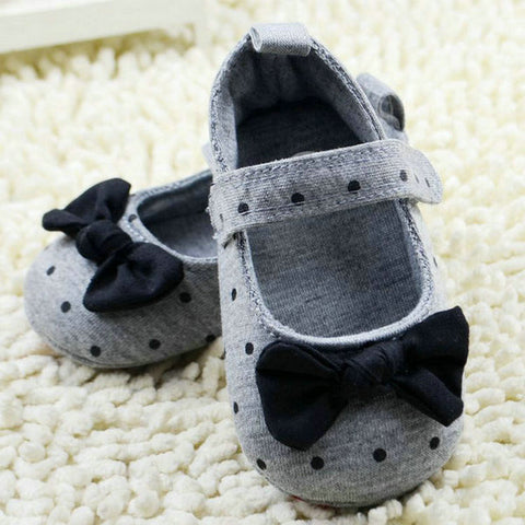 Baby Girls Slip-On Cotton Cloth Prewalker