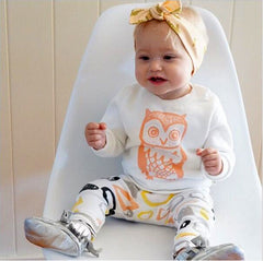 Girl & Boys Clothes Set Long Sleeve + Pants For Infant