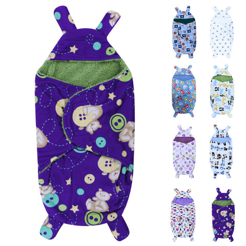 Soft Plush Envelope Swaddling Sleeping Bag