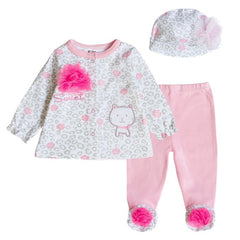 Baby Boy Girl Clothes With Baby Cap Cute Animal