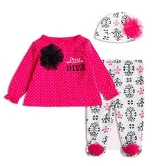 Baby Boy Girl Clothes With Baby Cap Cute Animal